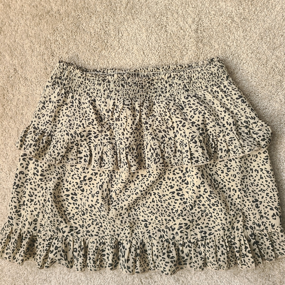Pink Lily Mini Skirt